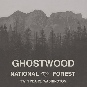 Ghostwood National Forest Twin Peaks Poster portal lodge (8x10, 11x17, or 13x19) TV