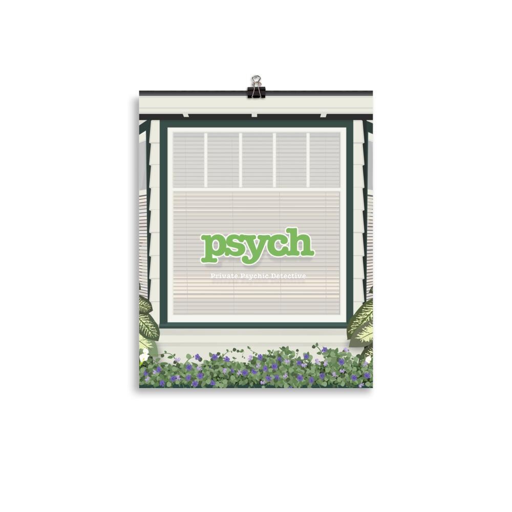 Psych Window PSYCH Window (poster / Print) - Etsy