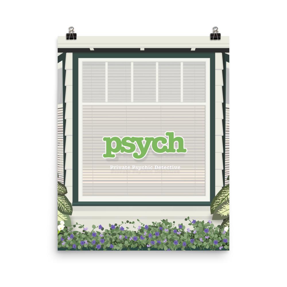 Psych Window PSYCH Window (poster / Print) - Etsy