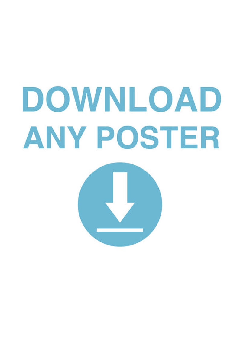 Download any Poster from my store No Shipping image 1