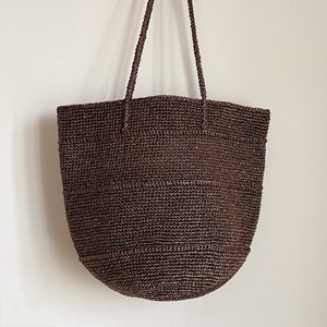 download pdf crochet raffia beach bag pattern