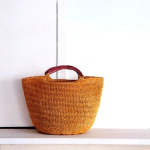 download PDF Pattern,Raffia tote bag pattern