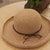 Crocheted Hat Raffia Hat Straw Sun Hat Unisex Sun Hat flat Top Sun