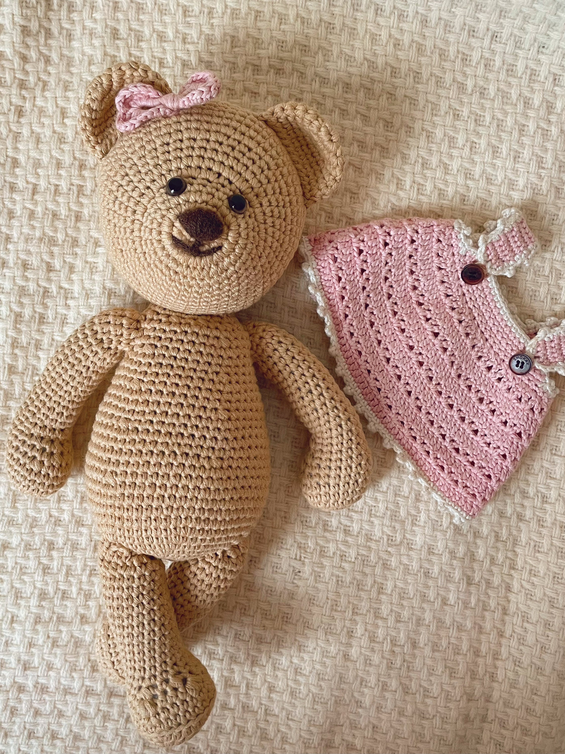 Crochet Amigurumi Teddy Bear Pattern - Etsy