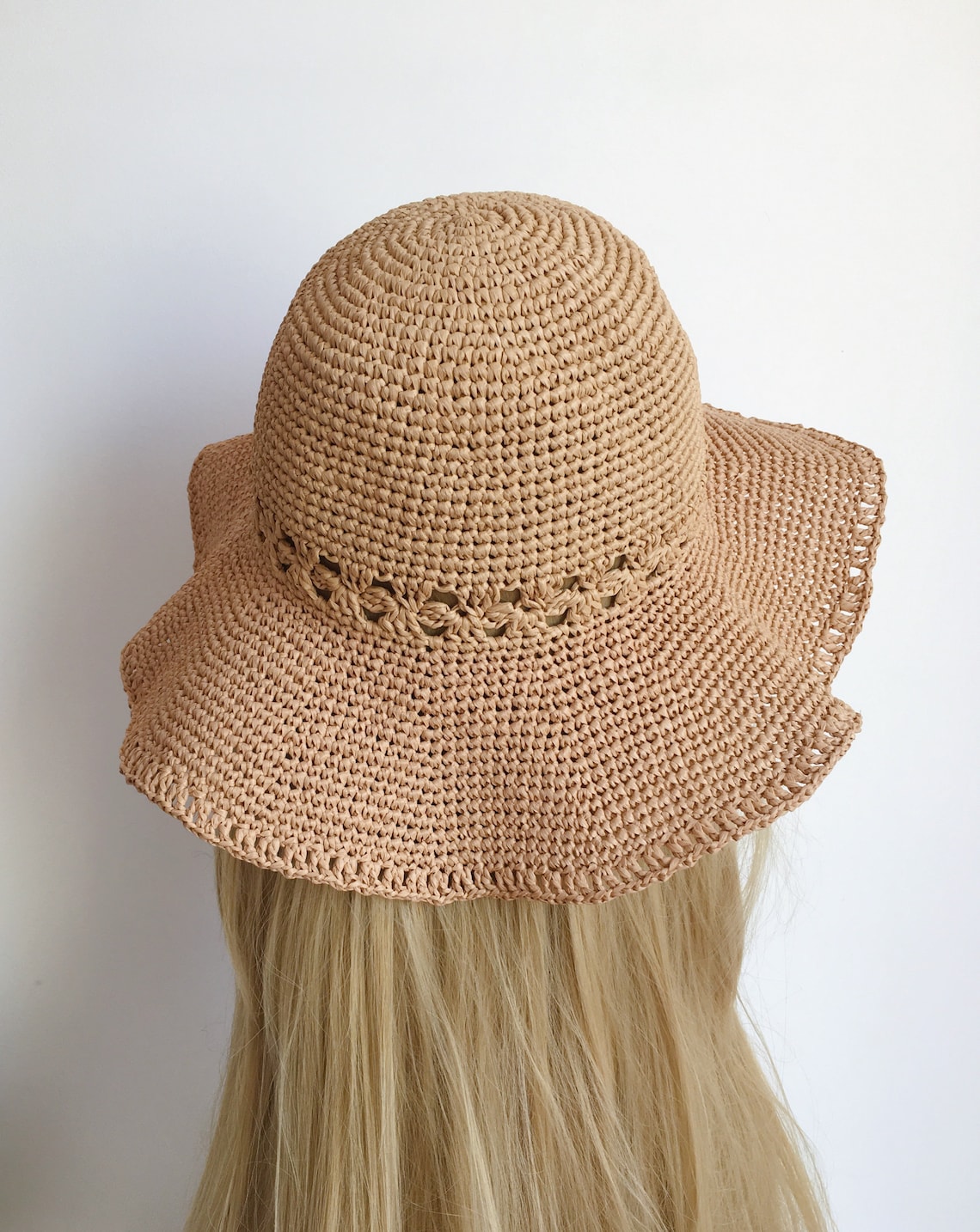 H-1 Crochet Floppy Sun Hat Patternstraw Sun Hat Pattern | Etsy