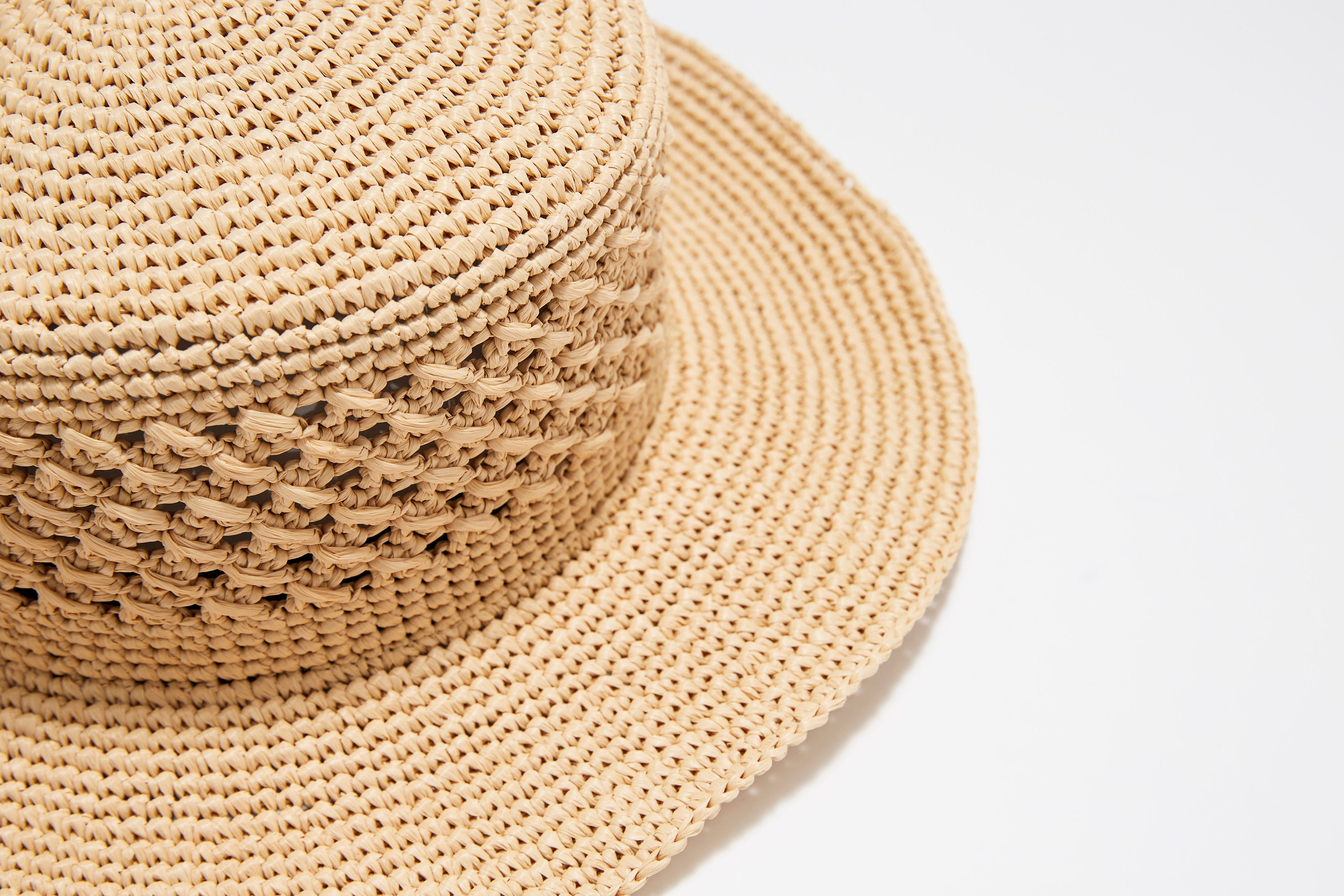 Crochet Raffia Straw Sun Hat Pattern Etsy UK