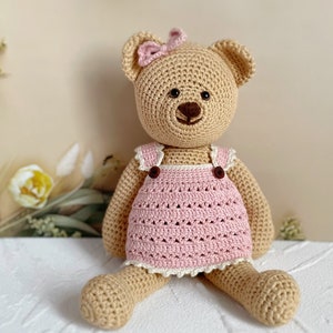 Crochet amigurumi teddy bear pattern