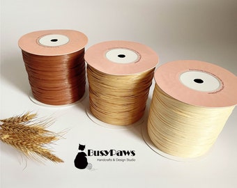 ISPIE Rayon Raffia Yarn, Crochet Knit Straw Yarn