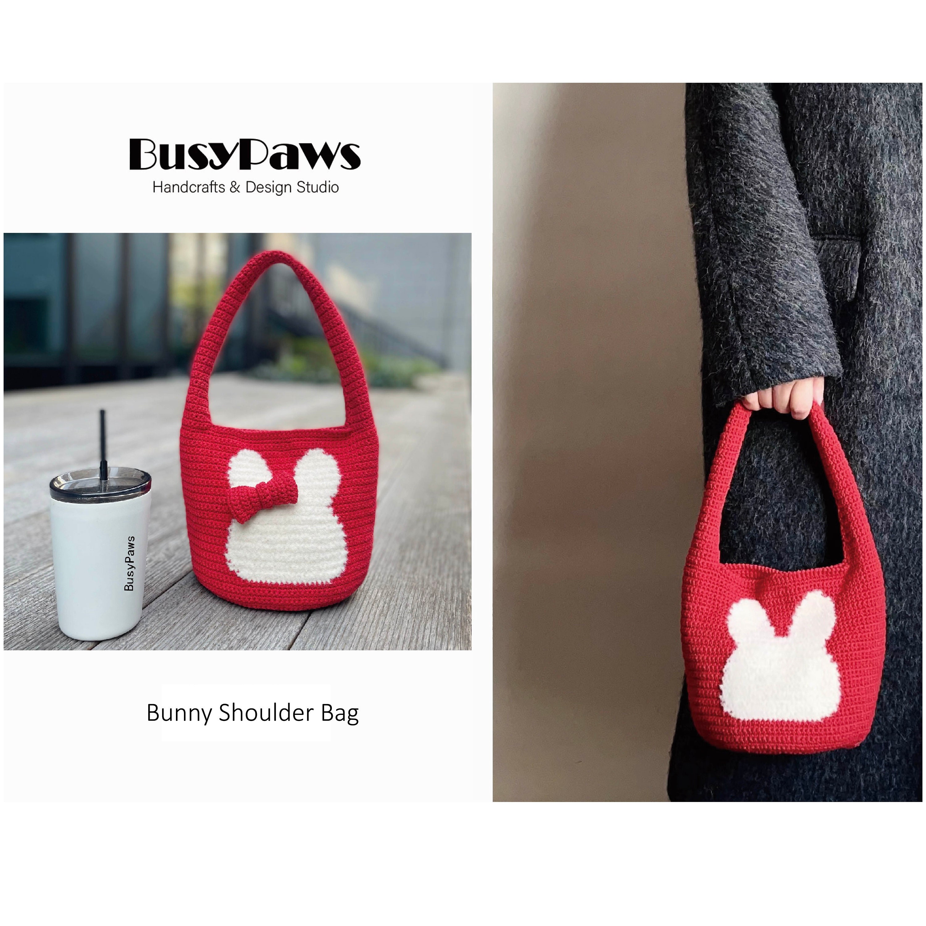 Crochet Bunny Rabbit Shoulder Bag Pattern Etsy