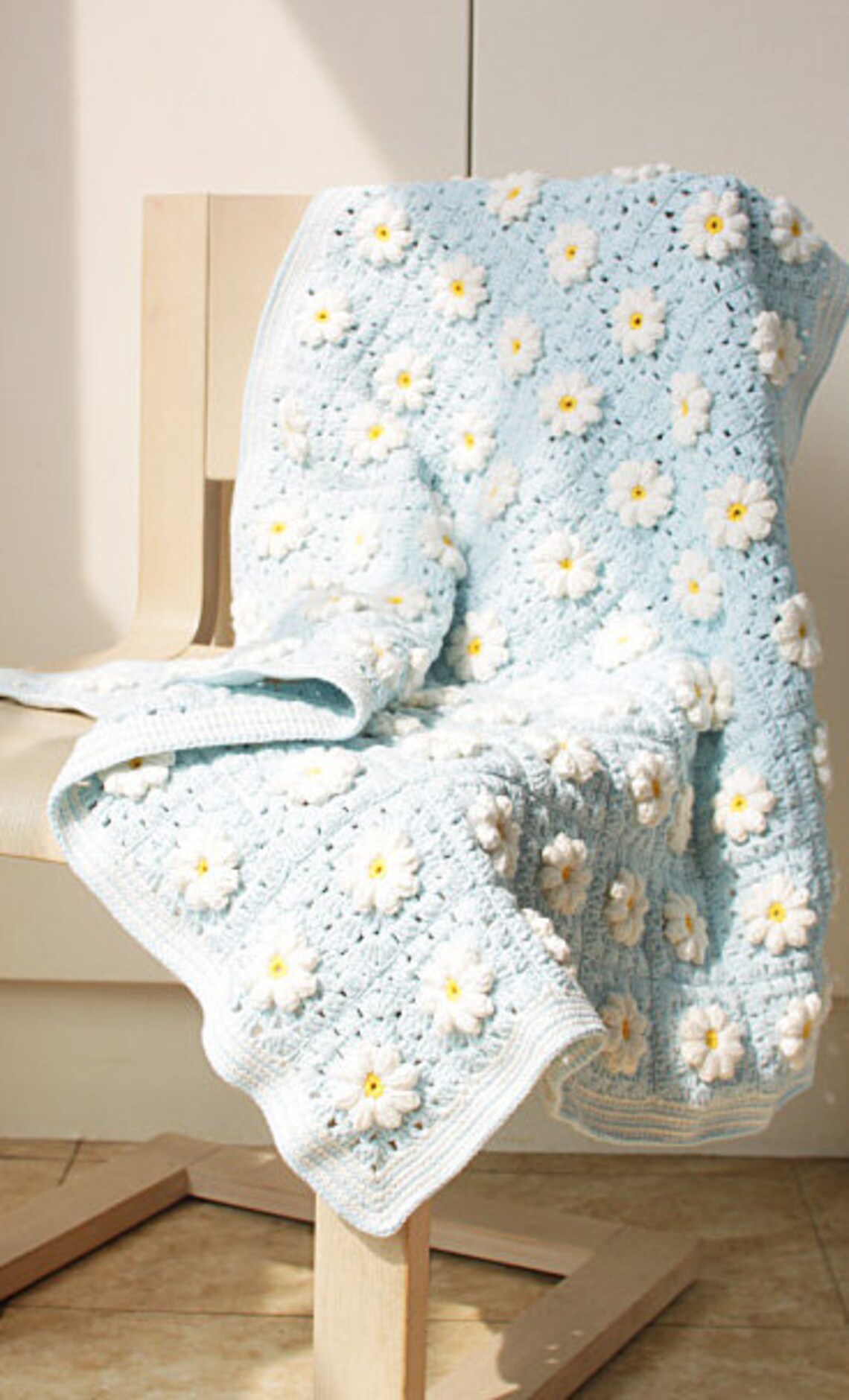 CROCHET Blanket Patternflower blanketMarguerite Daisy Etsy