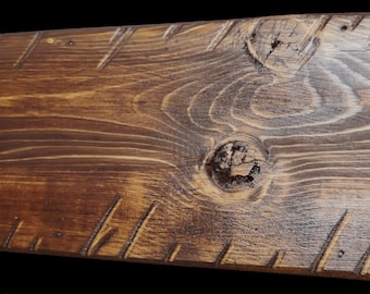 TheOne#1 Fireplace Mantel Rustic Distressed Floating Beam Shelf Aged Oak (FREE SHIPPING)