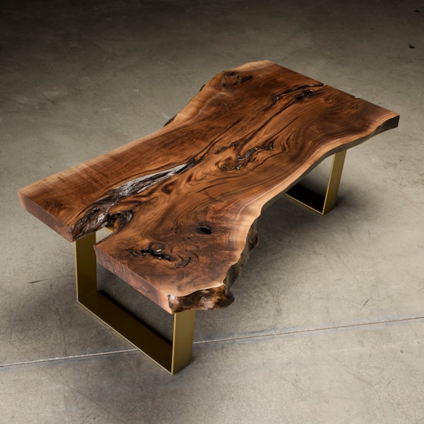 Live Edge Coffee Table - Etsy