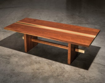 Dequindre Dining Table Solid, walnut dining room table