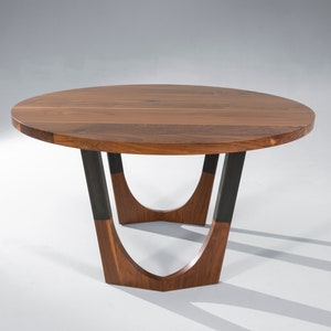Concord Dining Table, Custom Made Round Expandable Table