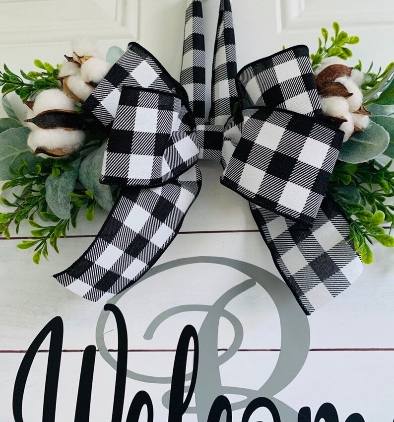 Initial Door Hanger Door Hanger Last Name Door Etsy