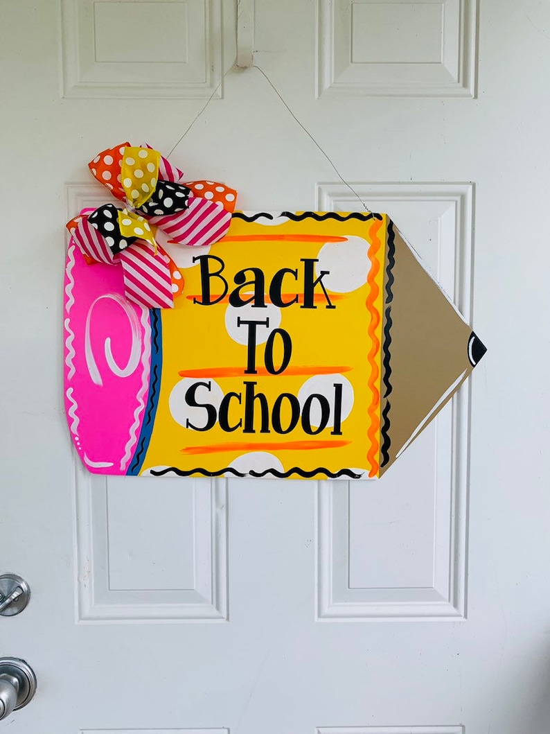 Back To School Door Decoration Personalized Class Room Etsy