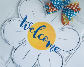 Spring flower door hanger, Summer door hanger