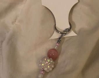 Light pink zipper pull