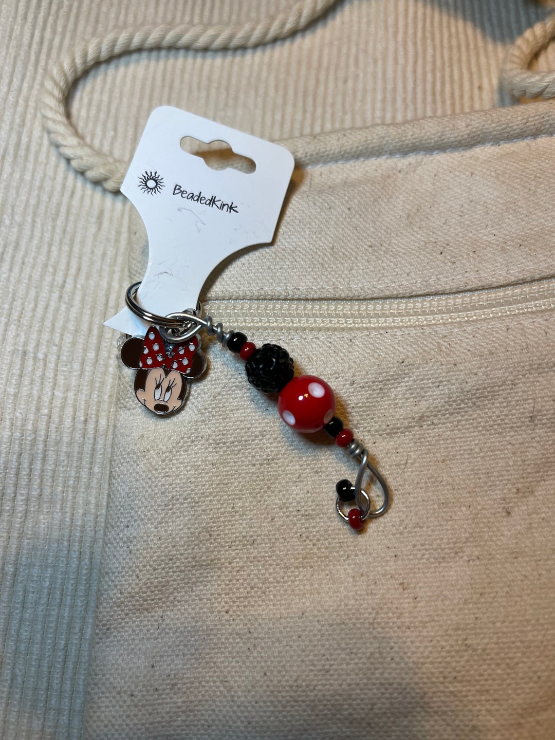 Minnie Mouse Zipper Pull Etsy