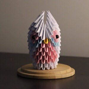 3D Origami Baby Owl, Home Decor