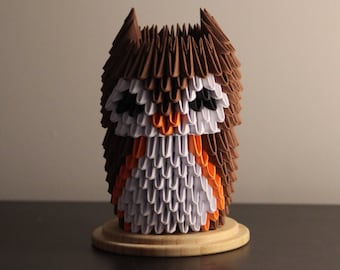 3D Origami Owl | Home Decor | Pen/Pencil Holder