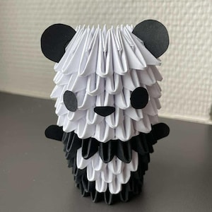 Panda origami 3D / Decorazione per la casa