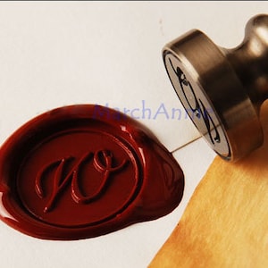 Alfabetten lakzegel stempel - kalligrafische eerste zegel - lakzegel stempel A - Z