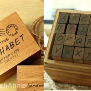 Écriture 28pcs Timbre majuscule - Timbres Alphabet - Capital et symbole 28pcs/box