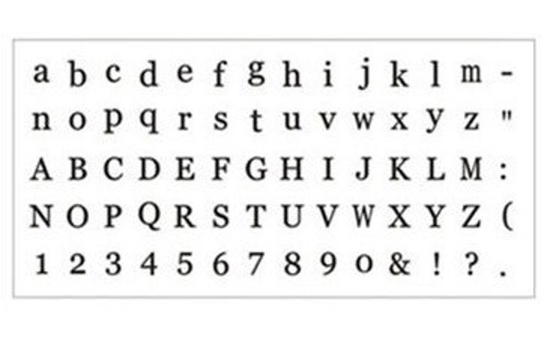 70pcs Alphabet Stamp Set Wooden Rubber Stamp Letter Stamp Etsy