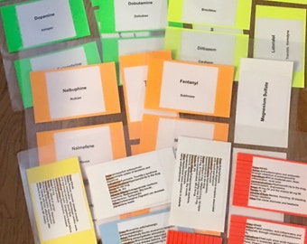 Paramedic ALS Student Drug Class/Dose/Indications....FlashCards EMS NREMT-P