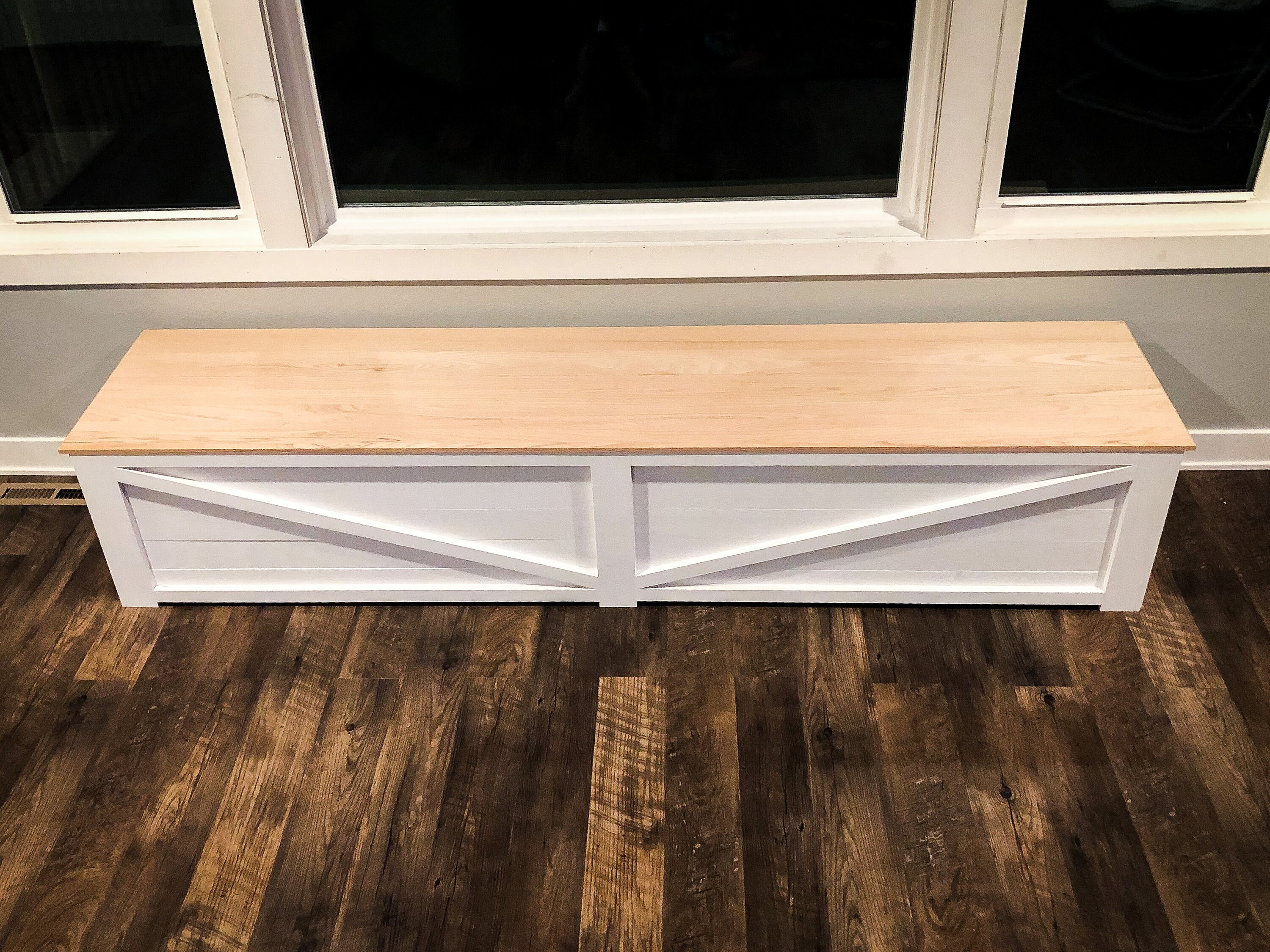 Banco de almacenamiento sentado de la granja / acabado de | Etsy