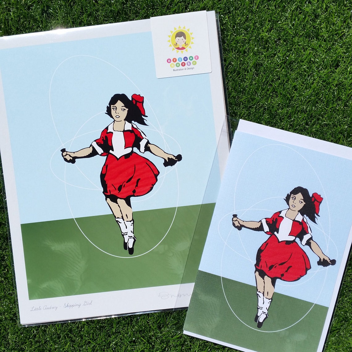 Little Audrey Skipping Girl Vinegar Abbotsford Richmond Etsy