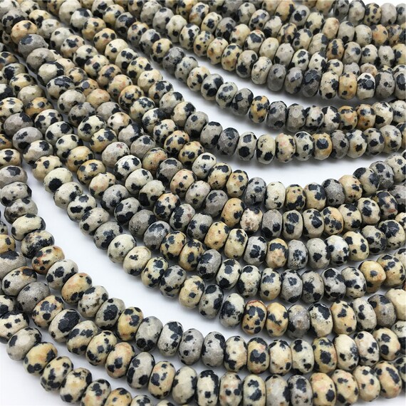8X5MM SILVER LEAF JASPER GEMSTONE RONDELLE 8X5MM LOOSE BEADS 16/"