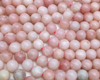 6mm 8mm 10mm Pink Opal Round Beads ,Wholesale Gemstone Loose Beads ,Full Strand