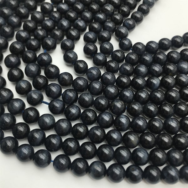 Black Tiger Eye Round Beads ,6mm/8mm/10mm Gemstone Loose Beads ,Full Strand