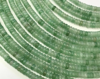 4x2mm Green Aventurine Heishi Beads ,Spacer Beads ,Gemstone Beads