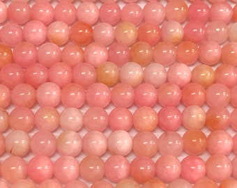 8mm 10mm Rosa Jade Runde Perlen, Großhandel Edelstein lose Perlen