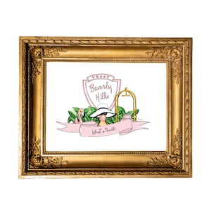 Troop Everglades Hotel, What a Thrill Art Print 13x18, 20x10, 11x17 Hand Illustration, Briefpapier, Geschenk Für Sie Von Allie Nicole Paperie