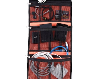 Electronics Case 12" | Travel Bag, Travel Pouch, Technology Case, Tablet Case, iPad Mini Case, Travel Case, Makeup Bag, First Aid Bag