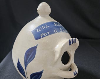 Williamsburg Pottery Birdhouse - Salt Glaze - Will Rent for a Song
