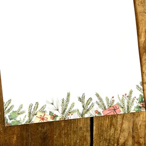 Schrijfpapier winter DIN A4 (kerstgroet)