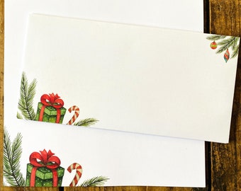 Stationery Christmas gift DIN A4 I Set of stationery/envelopes
