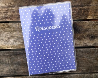 Passport Sleeve | purple stars