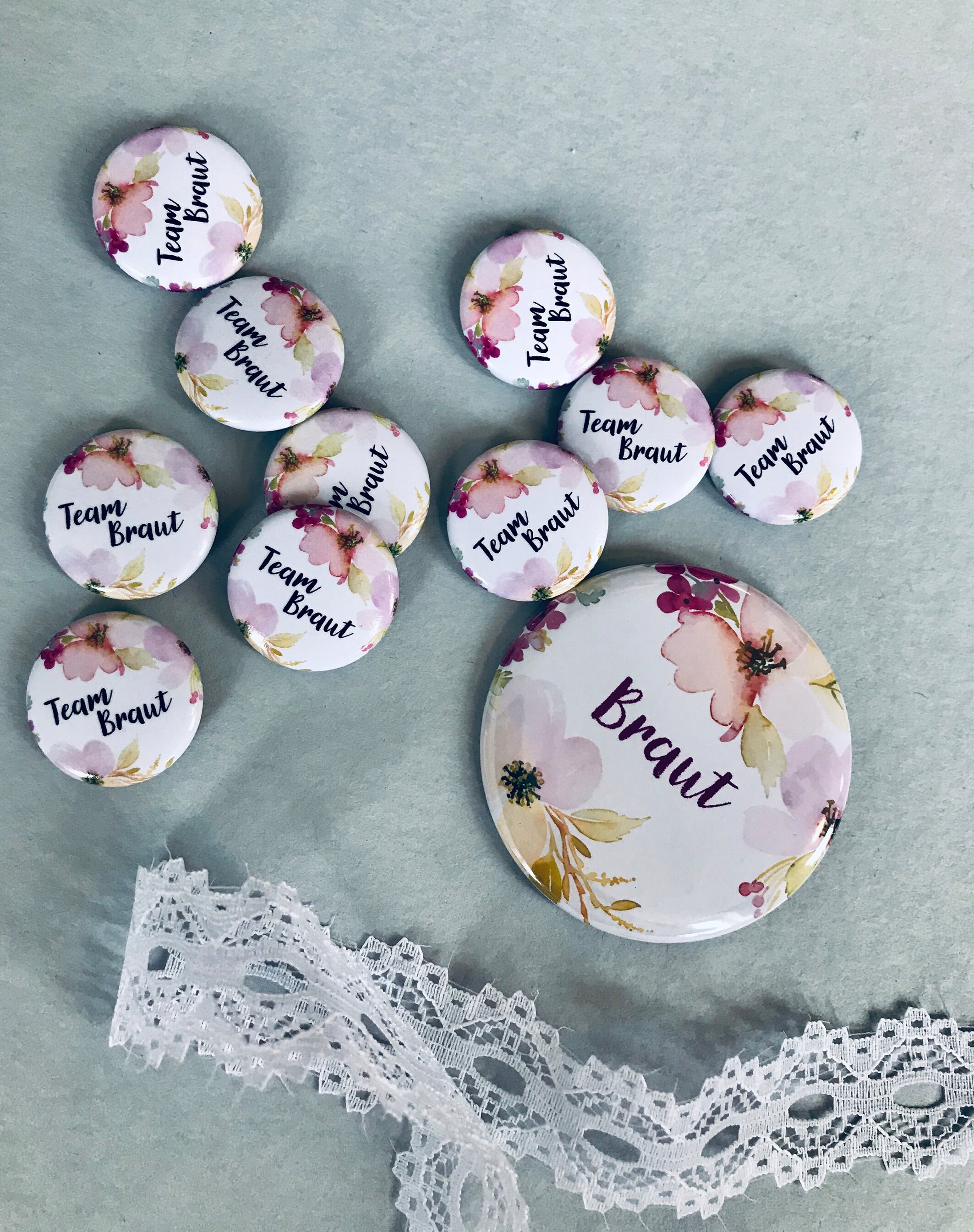JGA-Button-Set FLORAL - Etsy.de