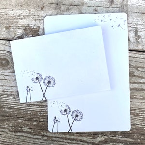 Stationery Dandelion DIN A5 I Set of stationery/envelopes image 1