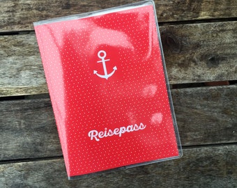Passport Sleeve | Red Anchor