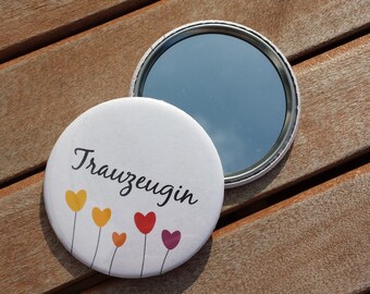 Pocket mirror "Trauzeugin"