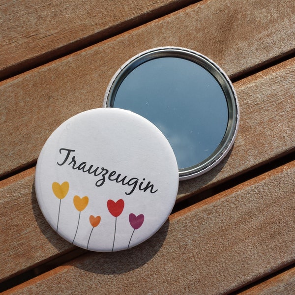 Pocket mirror "Trauzeugin"