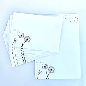 Stationery Dandelion DIN A5 I Set of stationery/envelopes image 6