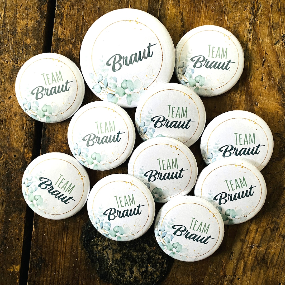 JGA Button Set EUCALYPTUS Wreath Gold - Etsy